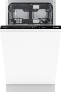 Gorenje GV583C10, Plně vestavěné, Úzká (45 cm), Dotyk, 3 košík/košíky, Košík, Nerezová ocel