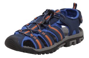 Jungen Outdoor Sandale Sportsandale Kinder Trekking Schuhe Sandalette blau, Schuhgröße:EUR 36