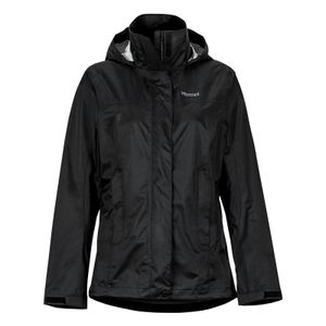 Marmot Damen Funktionsjacke Outdoorjacke Women's PreCip® Eco Jacket, Farbe:Schwarz, Größe:2XL, Artikel:-001 black