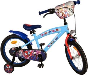 Offiziell lizenziertes Marvel Spidey 14-Zoll-Kinderfahrrad in Blau - Sicherheit, Spaß und Abenteuer für Ihr Kind!