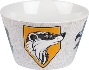 Harry Potter Müslischale - 4 Wappen Hogwarts Schale Schüssel aus Porzellan 500 ml
