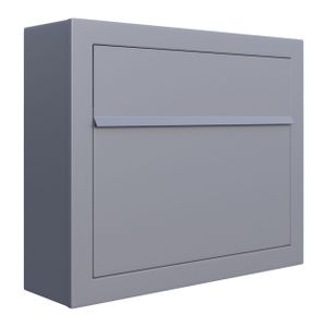Briefkasten Elegance Grau Metallic