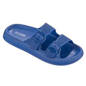 BECO the world of aquasports Dusch- & Badeschuhe Airkiss-Leisure mit innovativer Lufpolster-Sohle blau 41 BECO the world of aquasports Dusch- & Badeschuhe Airkiss-Leisure mit innovativer Lufpolster-Sohle blau 41