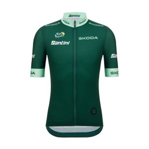 SANTINI Kurzarm Fahrradtrikot - TOUR DE FRANCE - Grün XL