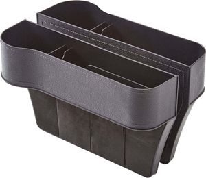 Auto Organizer Luxe – 2 Stück – Schwarz – Links und rechts – Universal – Getränkehalter – Telefonhalter