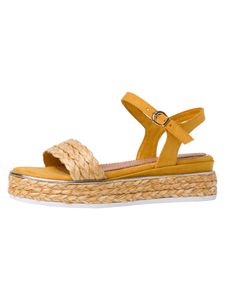 MARCO TOZZI Damen by Guido Maria Kretschmer 2-88701-26 Sandalette Sandale GMK, Größe:EUR 39, Farbe:Gelb (Saffron Comb)