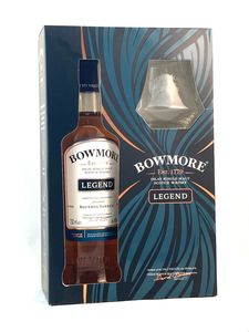Bowmore Legend Geschenkset mit Glas Single Malt Scotch Whisky 0,7l, alc. 40 Vol.-%