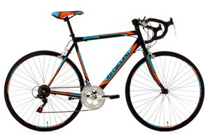 Rennrad 28" Piccadilly schwarz-orange-blau RH 59 cm KS Cycling