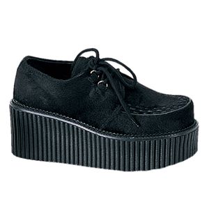CREEPER-202 Damen Creeper von DemoniaCult, Schwarz EU 37, US 7 CREEPER-202 Damen Creeper von DemoniaCult, Schwarz EU 37, US 7