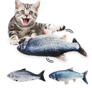 Elektrische Katzenspielzeug Realistische Fisch Interaktives Spielzeug für Haustier Katze