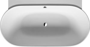 Duravit Badewanne LUV 1800 x 950 mm, Vorwandversion, 2 Rückenschrägen weiß