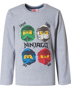 LEGO® Ninjago Langarmshirt Shirt grau Gr. 110 (5 Jahre) LEGO® Ninjago Langarmshirt Shirt grau Gr. 110 (5 Jahre)