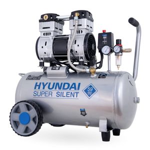 HYUNDAI Silent Kompressor SAC55753 (8 bar, 50L, ÖLFREI, 59 dB, 1.5 kW / 2.0 PS)