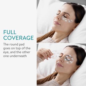 Navaris 4x Gel Augenpads Kühlpads - Eye Pads wiederverwendbar - warm und kalt - Gelpads Eye Patches gegen Augenringe Schwellungen - Wolken Design