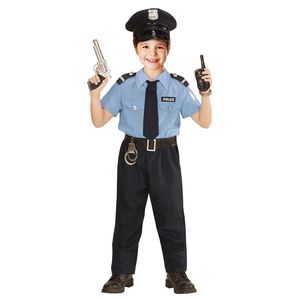 Karnevalový policajný kostým pre deti / policajt chlapci # Veľkosť 116