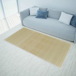 vidaXL Koberec Bamboo Nature Obdĺžnikový 80x200 cm
