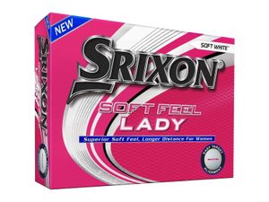 Srixon Soft Feel Golfball | Ladies/Damen I WEIß 12 Bälle/ 1 Dz.