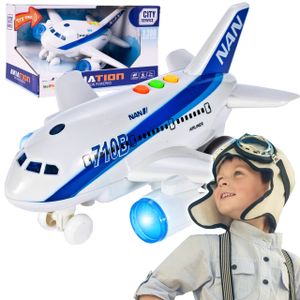 MalPlay Interaktives Flugzeug mit Licht und Sound | Elektronische Lernspielzeug | Kinder ab 3 Jahren Elektronische Lernspielzeug