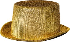 Zylinder Polyester, gold