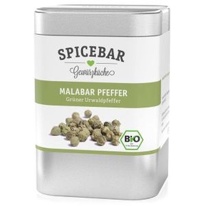 SpicebarUrwaldpfeffer Grüner Malabar Pfeffer aus Kerala 50g