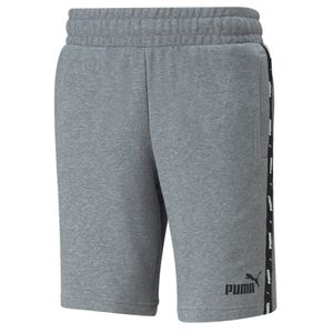 Puma ESS+ kurze Jogginghose Herren mit Taschen, Größe:M, Farbe:Grau