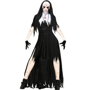 ANTCOOL Damen Halloween Nonne Kostüm Cosplay Cosplay Vampir Dämon Kostüm