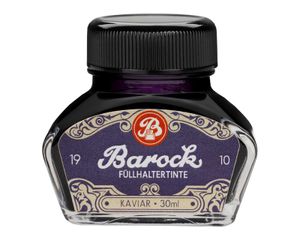 Barock 1910 Schreibtinte Kaviar, Füllertinte im 30 ml Tintenfass