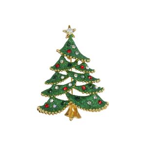 Goebel Fitz & Floyd Christmas Collection 'Brosche - Baum Grün mit Stern'