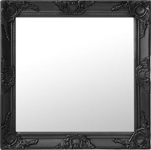 Prolenta Premium - Wandspiegel im Barock-Stil 60x60 cm Schwarz