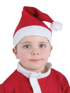 Weihnachtsmütze für Kinder rot-weiss