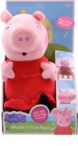 Peppa Wutz Plüschfigur mit Sound (30cm, englische Sprachausgabe) Kuscheltier Stofftier Plüschtier