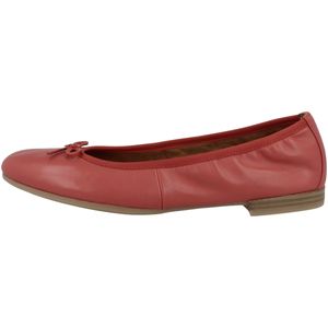 Tamaris Damen Schuhe Ballerinas Leder 1-22116-28, Größe:39 EU, Farbe:Rot