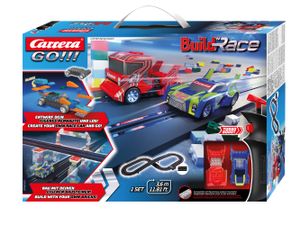 Carrera GO!!! Autorennbahn-Set Build'n Race 3,6 m