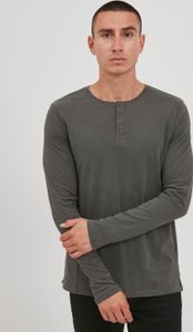!Solid SDVinton LS Herren Longsleeve Langarmshirt Shirt Henley-Ausschnitt Rundhals hochwertige Baumwoll-Qualität