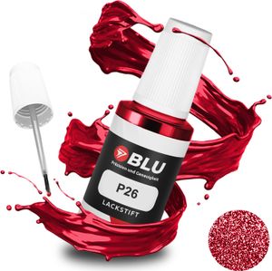 BLU Auto Lackstift Rot kompatibel für Mitsubishi P26 Orient Red | Auto Lack Reparatur Ausbesserungslack BLU Auto Lackstift Rot kompatibel für Mitsubishi P26 Orient Red | Auto Lack Reparatur Ausbesserungslack