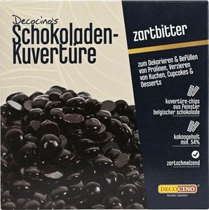 Schokoladen-Kuvertüre Zartbitter (200g)