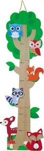 Ulysse Holz-Wachstumsbaum Waldtiere 80-150 cm