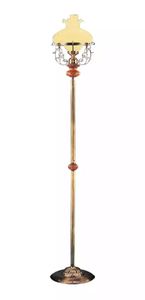Stehlampe Standlampe Stand Luxus Leuchten Lampe Lampe Gold Glas 185 cm Stehlampe Standlampe Stand Luxus Leuchten Lampe Lampe Gold Glas 185 cm