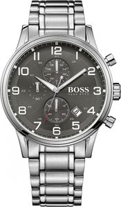 Hugo Boss Aeroliner Chronograph Uhr grau Hugo Boss Aeroliner Chronograph Uhr grau