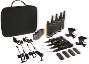 Motorola Talkabout T82 Extreme Quad Pack Funksprechgerät 16 Kanäle Schwarz, Orange