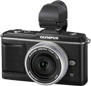 Olympus E-P2 Body, 12,3 MP, SLR Camera Body, 101,6/76,2 mm (4/3"), Auto, Kontinuierlicher Auto Focus, Face tracking, Selective Auto Focus, Single Auto Focus, 100, 200, 400, 800, 1600, 3200, 6400, Auto