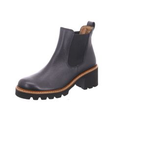 Paul Green Chelsea Boots - Schwarz Glattleder Größe: 38.5 Normal