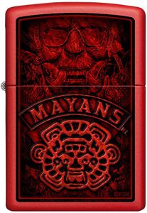 ZIPPO Feuerzeug 60005595 Mayans M.C. red matte