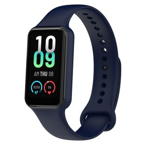 Strap-it Amazfit Band 7 Silikonarmband (Dunkelblau)