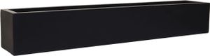VIVANNO Blumenkasten Fiberglas FLOBO Kasten, Anthrazit matt - 100x17x15 cm