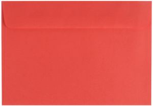 500 farbige Briefumschläge / Din C6 / Farbe: rot