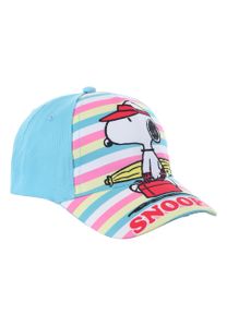 Peanuts Snoopy Kinder Kappe Mädchen Baseball-Cap Mütze, Farbe:Türkis, Größe:54