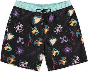 Pokémon Badehose Ready For Battle Boardshorts Glurak Pikachu Gengar Relaxo Mewtu
