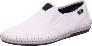 Rieker Herren Halbschuhe Slipper B4551-81, Größe:43 EU, Farbe:Weiß