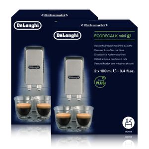 Delonghi ecodecalk mini Entkalker für Kaffeevollautomaten 2x100ml (2er Pack)